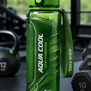 Plastic aqua cool Water Bottle Gym